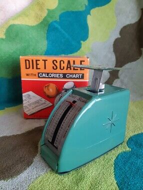 Vintage 70s Diet Scale with Calories Chart